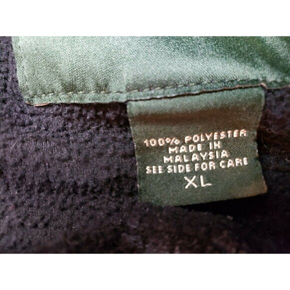 Eddie Bauer Outdoor Outfitter Mens XL Black Fleece Sweater Jacket - Picture 5 of 5